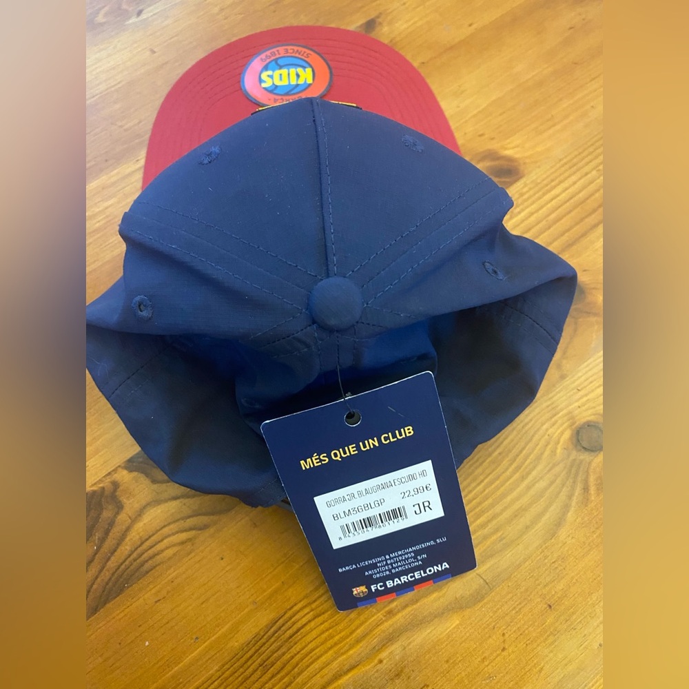 FC Barcelona Kids Cap - Navy and Red - Picture 2 of 5